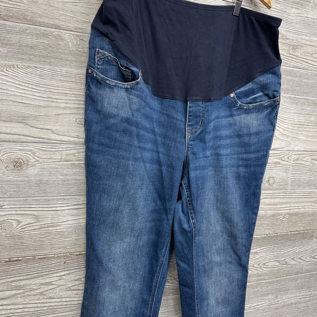 Full Panel Jeans Frayed 20W/XXL