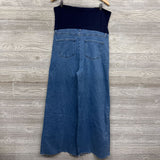 Full Panel Wide Leg Jeans Frayed XL