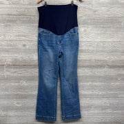 Full Panel Wide Hem Jeans Large
