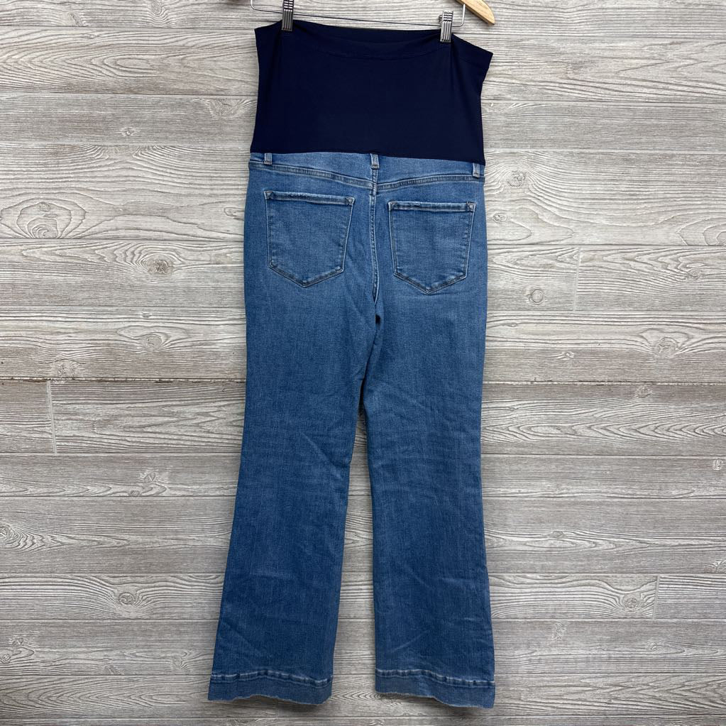 Full Panel Wide Hem Jeans Large