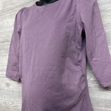 Puff Shoulder Ruched Shirt Small