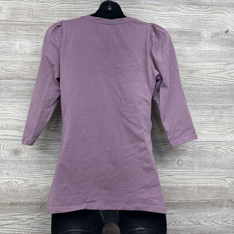 Puff Shoulder Ruched Shirt Small