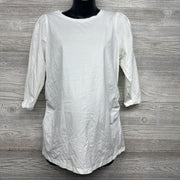 Puff Shoulder Ruched Shirt Small