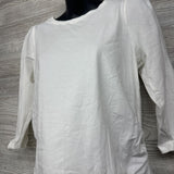 Puff Shoulder Ruched Shirt Small