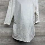 Puff Shoulder Ruched Shirt Small