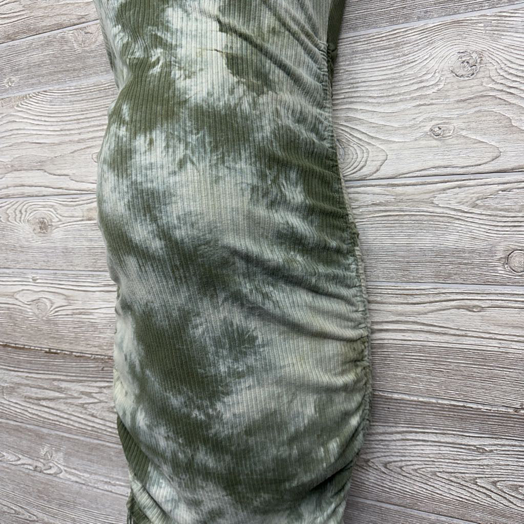 Side Tie Ruched Tank Dress Tie Dye Small