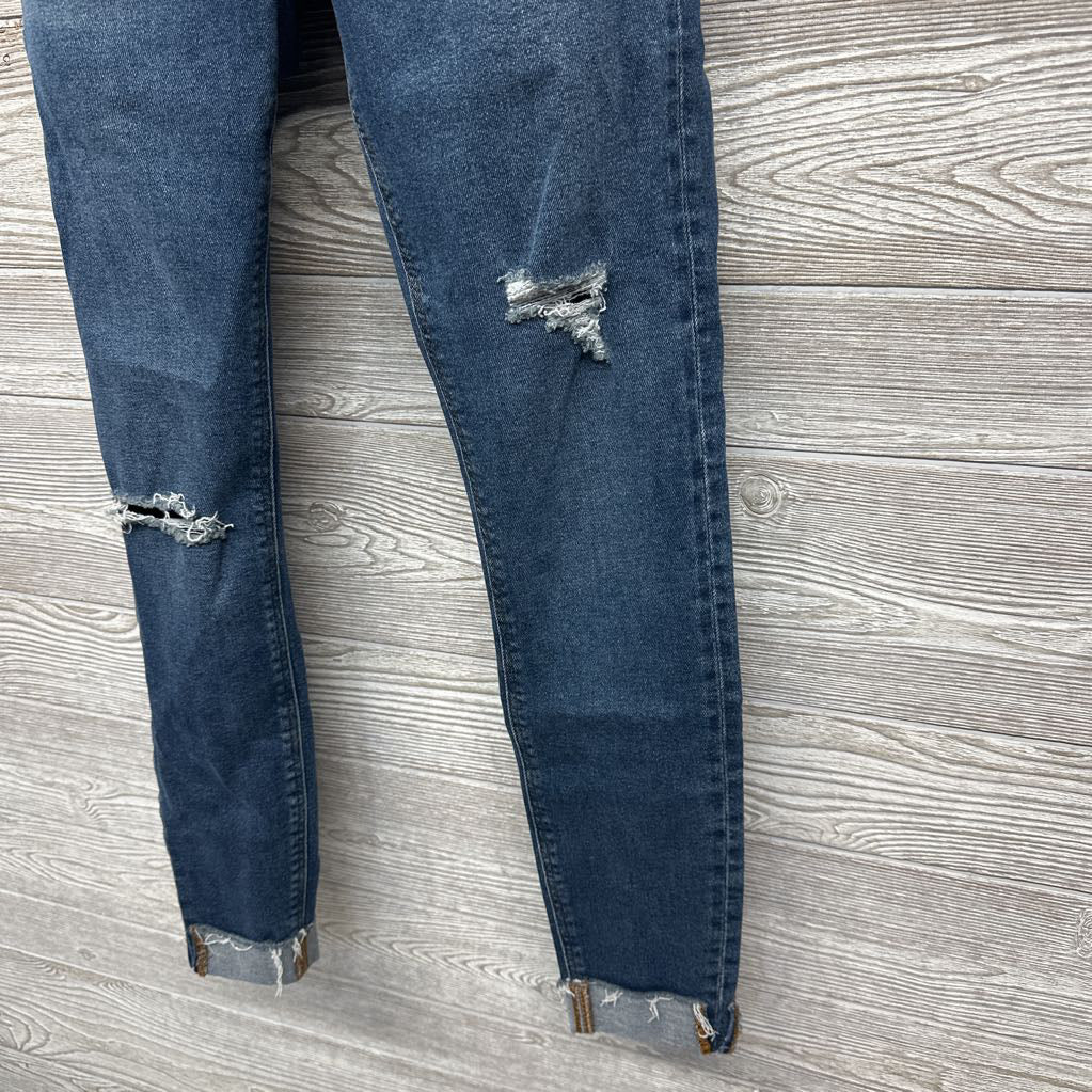 Full Panel Skinny Jeans Cuffed 4/Small