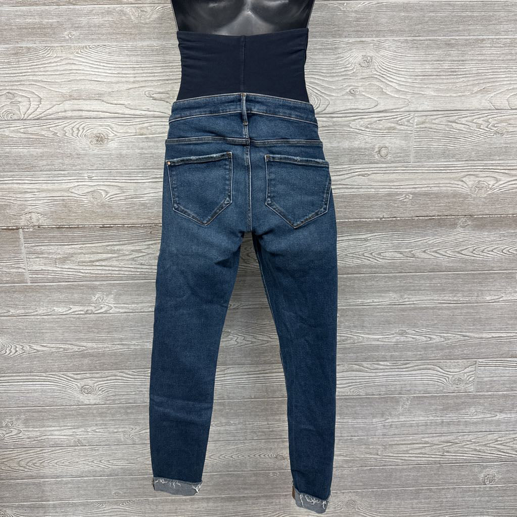 Full Panel Skinny Jeans Cuffed 4/Small