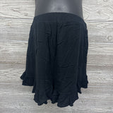 Over Belly Ruffle Trim Shorts Medium