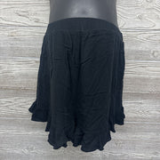 Over Belly Ruffle Trim Shorts Medium