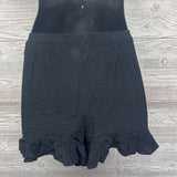 Over Belly Ruffle Trim Shorts Medium