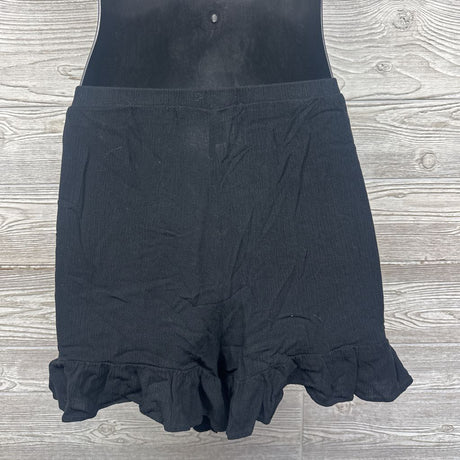 Over Belly Ruffle Trim Shorts Medium