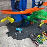Ultimate Garage W/ T Rex Dinosaur