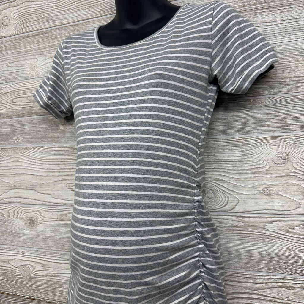 Ruched Dress Stripes Medium