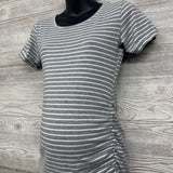 Ruched Dress Stripes Medium