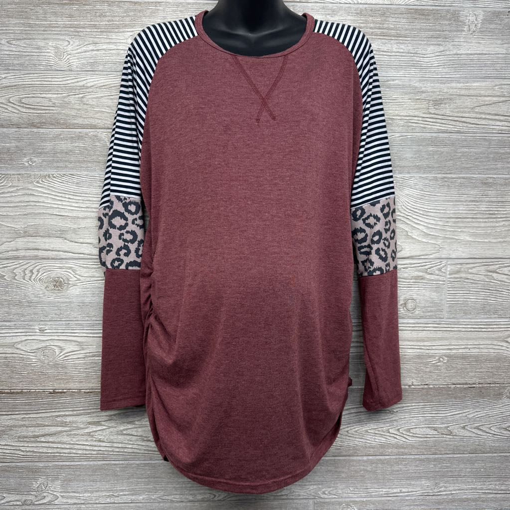 LS Shirt Animal Print Stripes XXL
