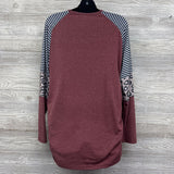 LS Shirt Animal Print Stripes XXL