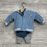 Jacket 2, Bodysuit Solid & French Terry Joggers NB
