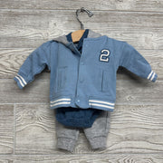 Jacket 2, Bodysuit Solid & French Terry Joggers NB