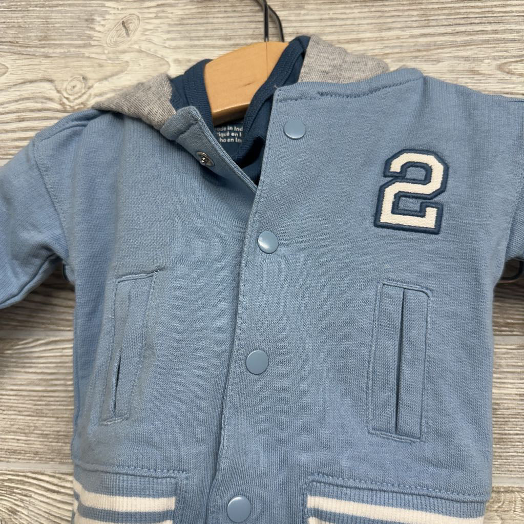 Jacket 2, Bodysuit Solid & French Terry Joggers NB