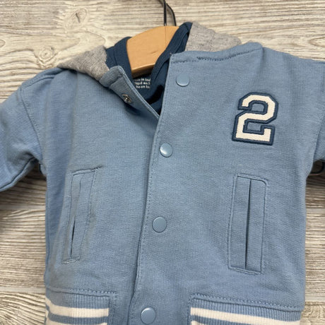 Jacket 2, Bodysuit Solid & French Terry Joggers NB