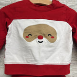 Crewneck Santa & French Terry Joggers 12M