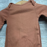LS Bodysuit & Pants Solid 3-6M