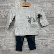 LS Shirt Free Hugs & Joggers 12M