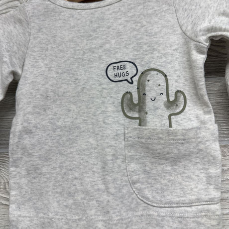 LS Shirt Free Hugs & Joggers 12M