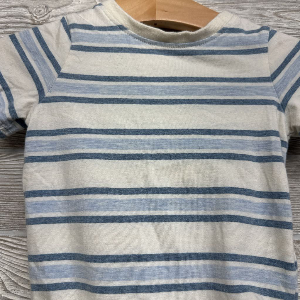 Bodysuit Stripes ,Henley Hoodie & Jogger Sweatpants 3-6M
