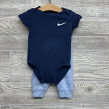 Full Zip Hoodie, Bodysuit & Joggers Swoosh 6M