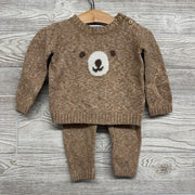 So Soft Sweater Bear Face & Pants 6-12M