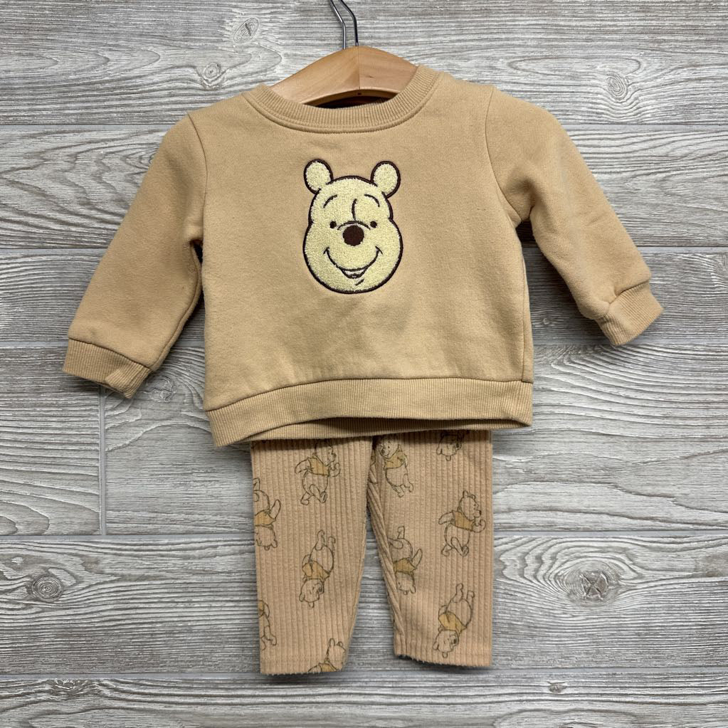 Crewneck & Ribbed Pants Winnie The Pooh 6-9M *