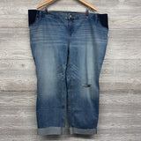 NEW Side Panel 90's Straight Jeans 18/XL