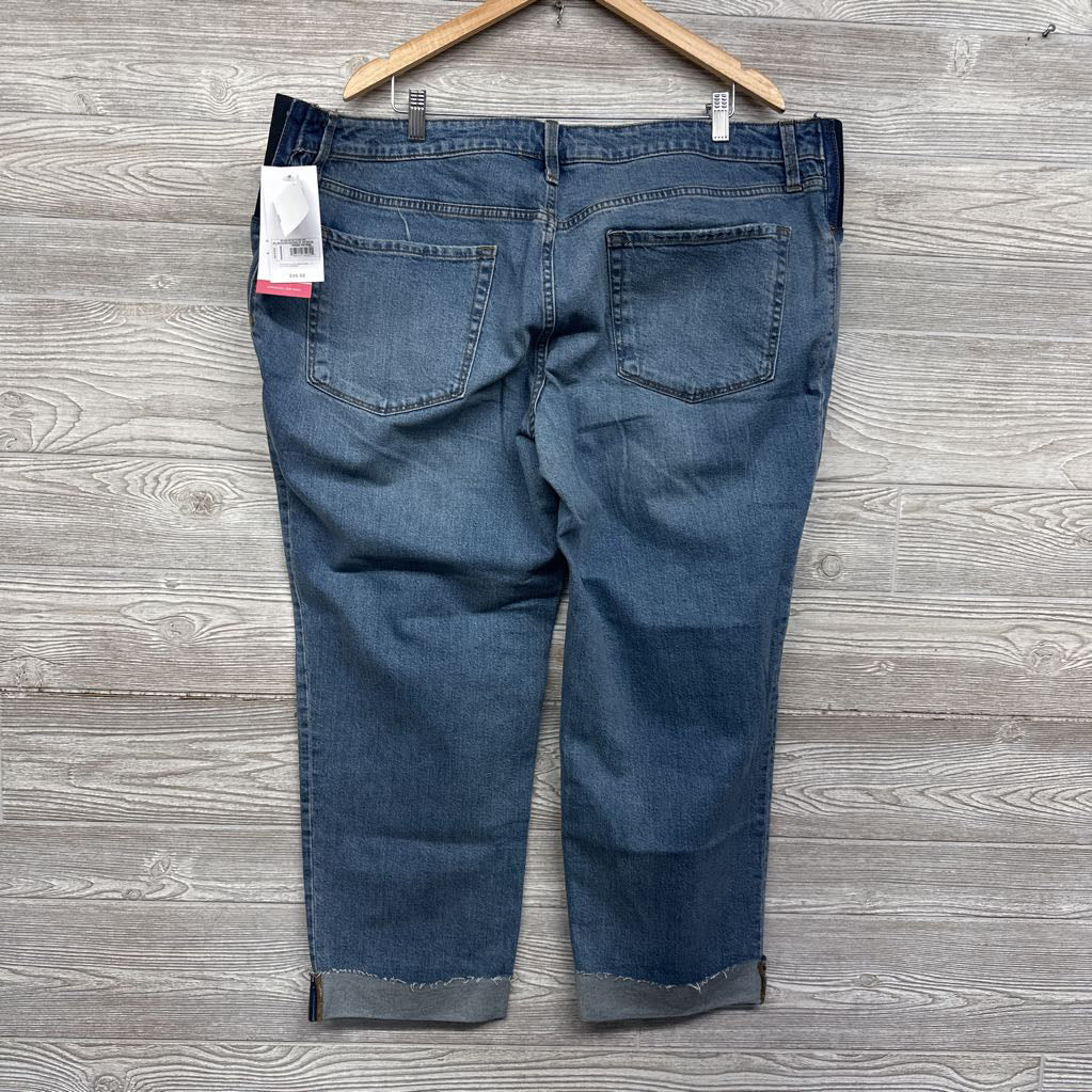 NEW Side Panel 90's Straight Jeans 18/XL