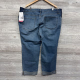 NEW Side Panel 90's Straight Jeans 18/XL