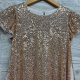 Flutter Sleeve Sequin Dress 8