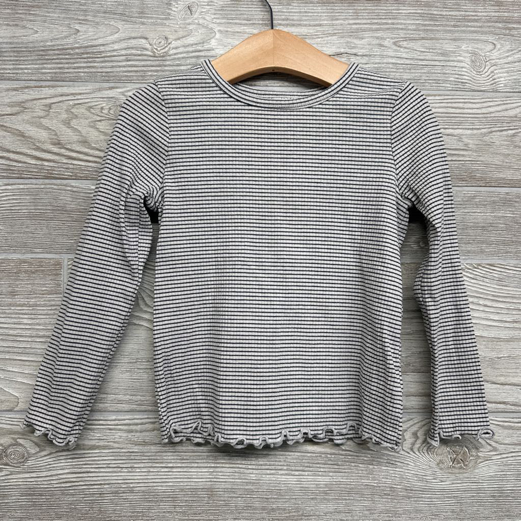 LS Ribbed Shirt Stripes 4T