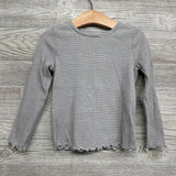 LS Ribbed Shirt Stripes 4T