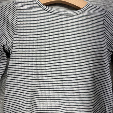 LS Ribbed Shirt Stripes 4T