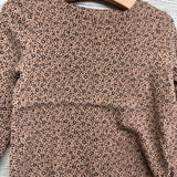 LS Ribbed Shirt Animal Print 3T
