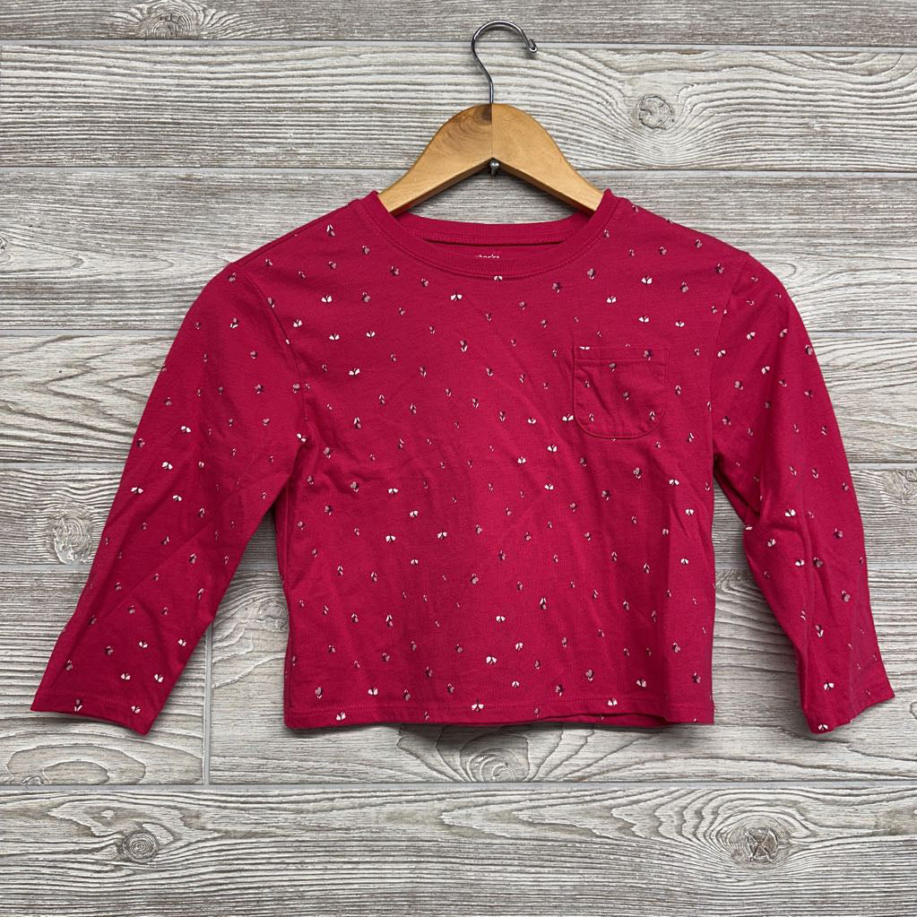 LS Shirt Chest Pocket Flowers 6-7