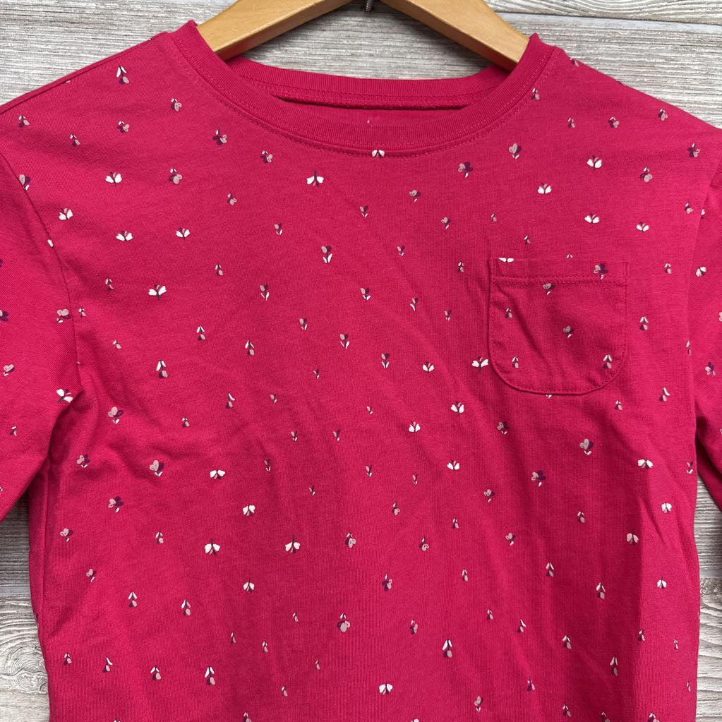 LS Shirt Chest Pocket Flowers 6-7