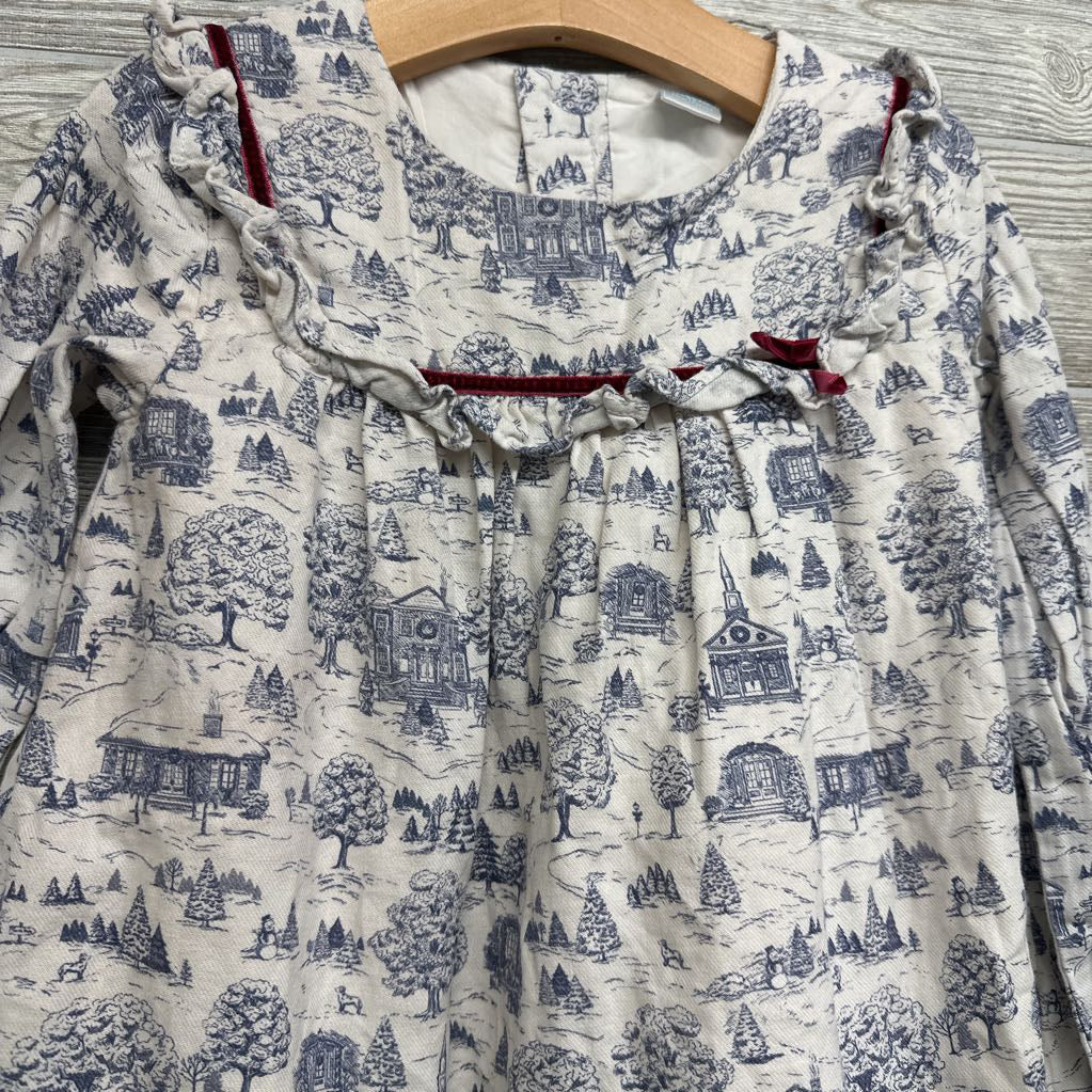 LS Dress Snowy Houses 6X