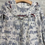 LS Dress Snowy Houses 6X