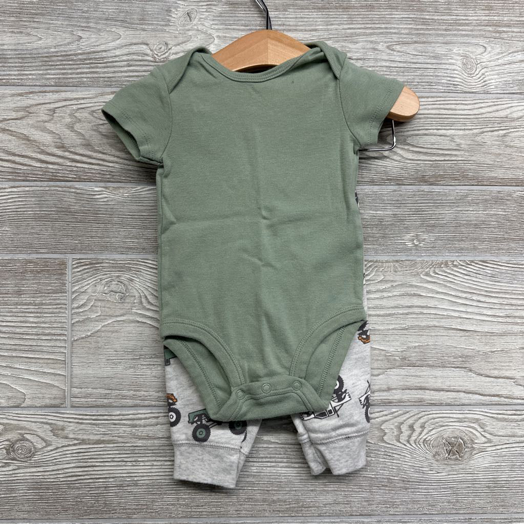 Jacket, Bodysuit & Sweatpants Monster Trucks 6M