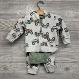Jacket, Bodysuit & Sweatpants Monster Trucks 6M