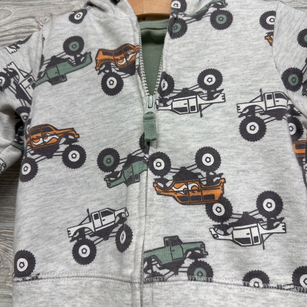 Jacket, Bodysuit & Sweatpants Monster Trucks 6M