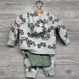 Jacket, Bodysuit & Sweatpants Monster Trucks 6M