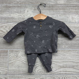 Ribbed Henley Shirt & Pants Koala Bears & Clouds NB